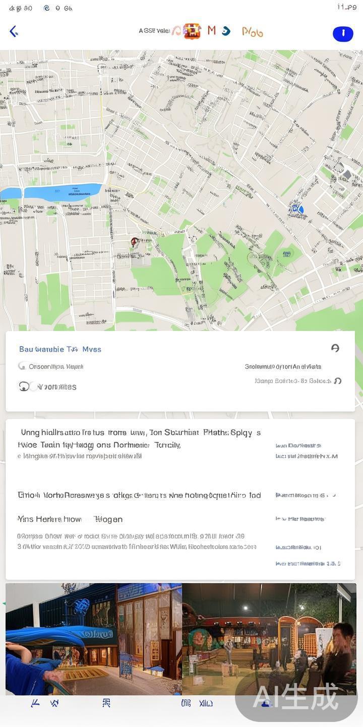 利用地图与搜索引擎：Google地图或百度地图等地